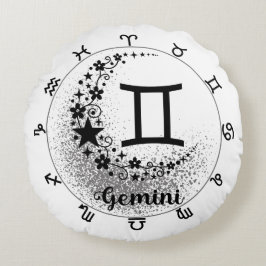 Cojín Redondo Cosmic Comfort Cushion: Acepte su Gemini interno