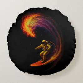 Cojín Redondo Cosmic Wave Rider