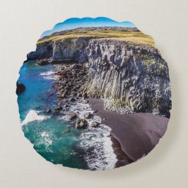 Cojín Redondo Costa Hellnahraun, Islandia