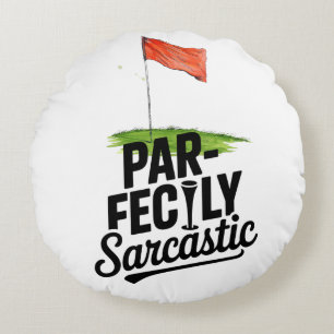 Cojín Redondo Cotizaciones de golf divertidas para Golfer