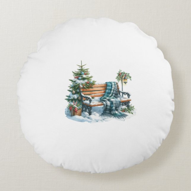 Cojín Redondo coussin banc d'hiver (Anverso)