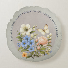 Cojín Redondo coussin boho un air d'été botanique