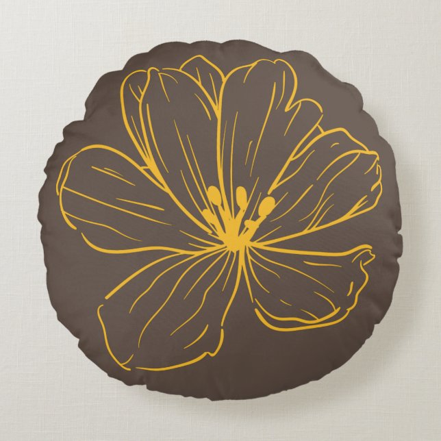 Cojín Redondo Coussin décoratif rond (40,6 cm)  (Anverso)