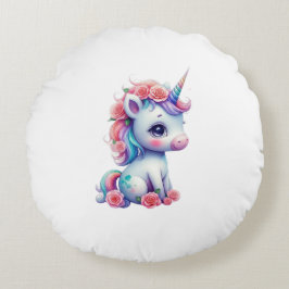 Cojín Redondo coussin licorne