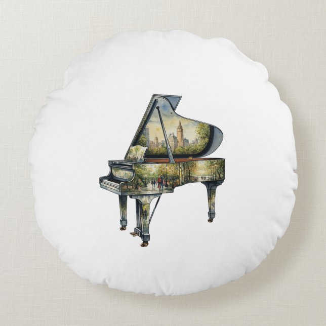 Cojín Redondo coussin piano (Anverso)