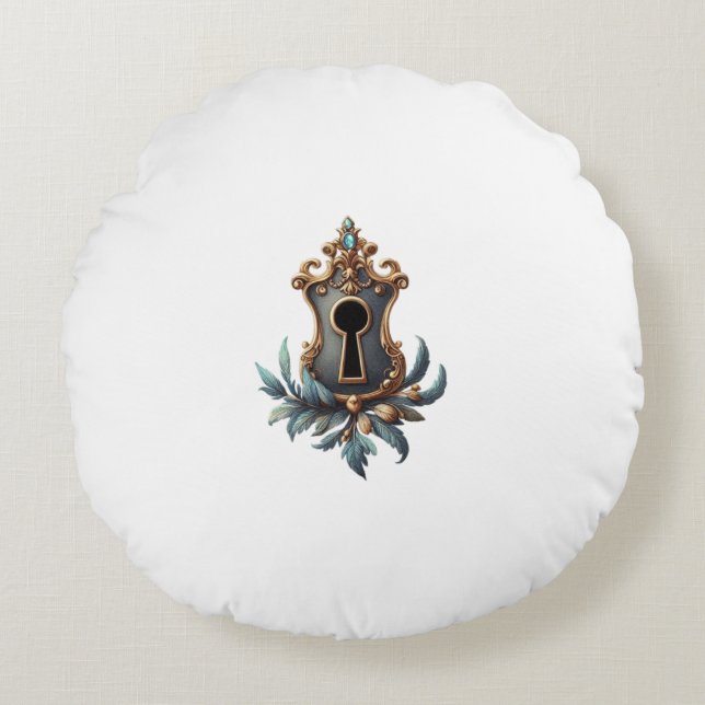 Cojín Redondo coussin serrure (Anverso)