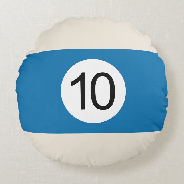 Cojín Redondo Coussins Ronds Boule de Billard #10 (Anverso)