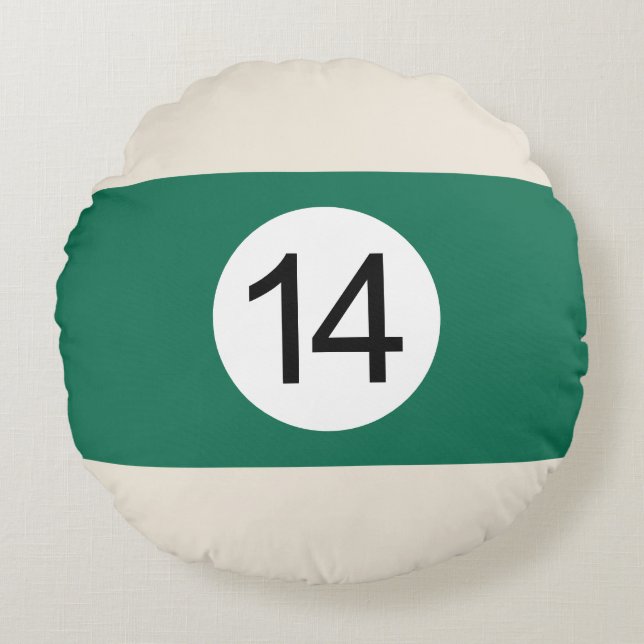 Cojín Redondo Coussins Ronds Boule de Billard #14 (Anverso)