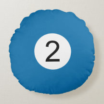 Coussins Ronds Boule de Billard #2