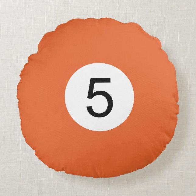 Cojín Redondo Coussins Ronds Boule de Billard #5 (Anverso)