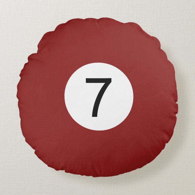 Cojín Redondo Coussins Ronds Boule de Billard #7 (Anverso)
