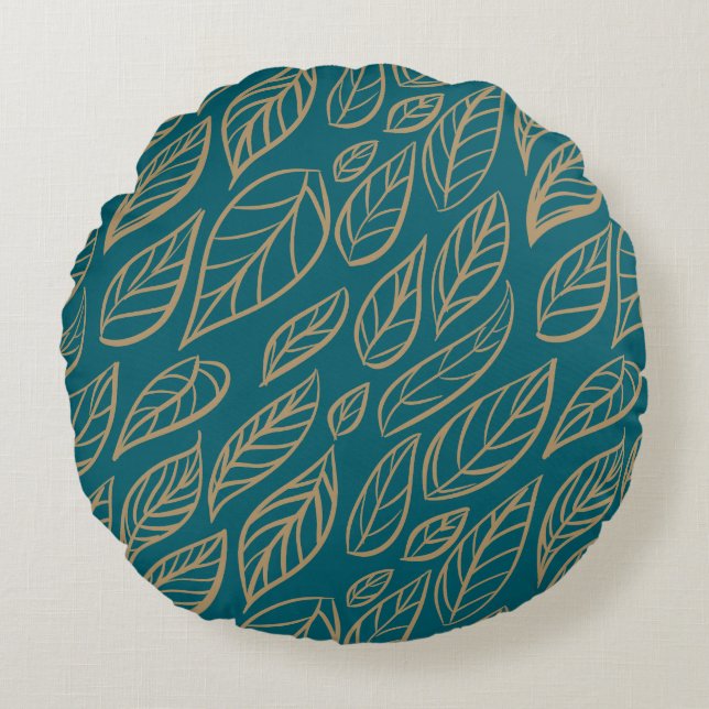 Cojín Redondo Cozy Botanical  (Anverso)