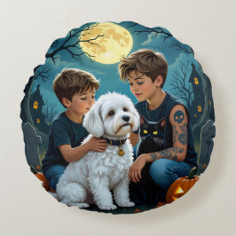 Cojín Redondo Cozy Fall Decor for Home & Parties