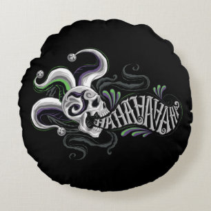 Cojín Redondo Cráneo del comodín del pelotón el   del suicidi