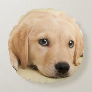 Cojín Redondo Crea tu propia foto personalizada de tu mascota