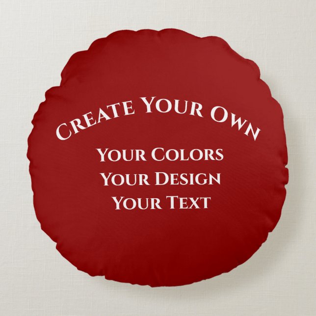 Cojín Redondo Crear el propio (Anverso)