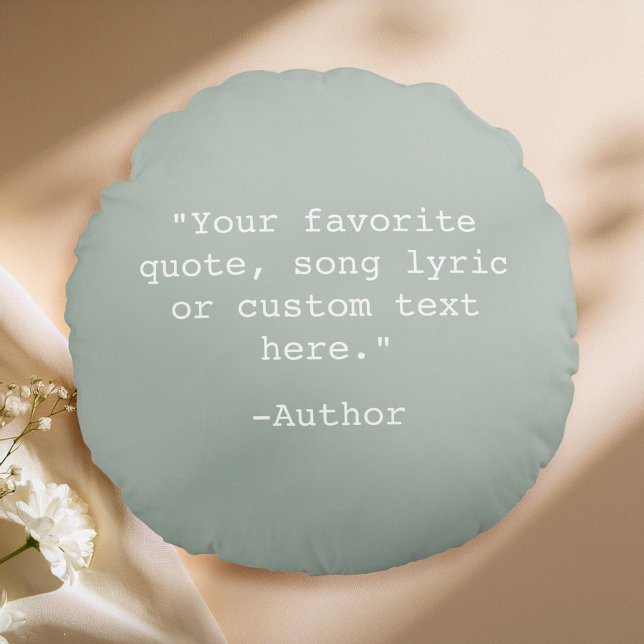 Cojín Redondo Crear su propia cotización (Subido por el creador)