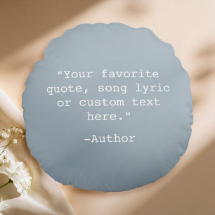 Cojín Redondo Crear su propia cotización