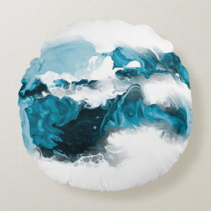 Cojín Redondo Creative abstract hand painted background, wallpap