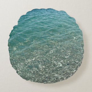Cojín Redondo Crystal Water Beach Vibe