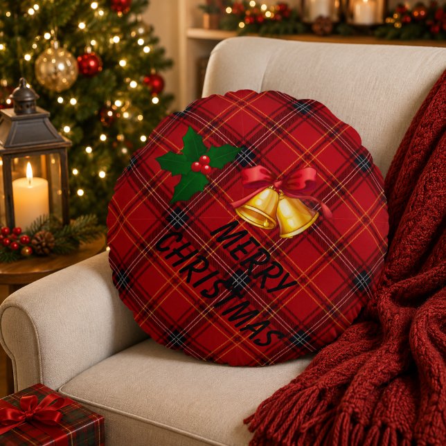 Cojín Redondo Cuadros de Navidad  (Subido por el creador)