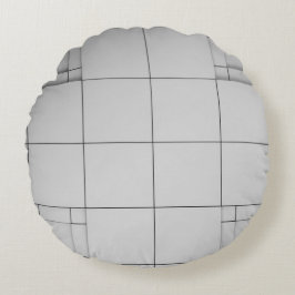 Cojín Redondo Cubos abstractos