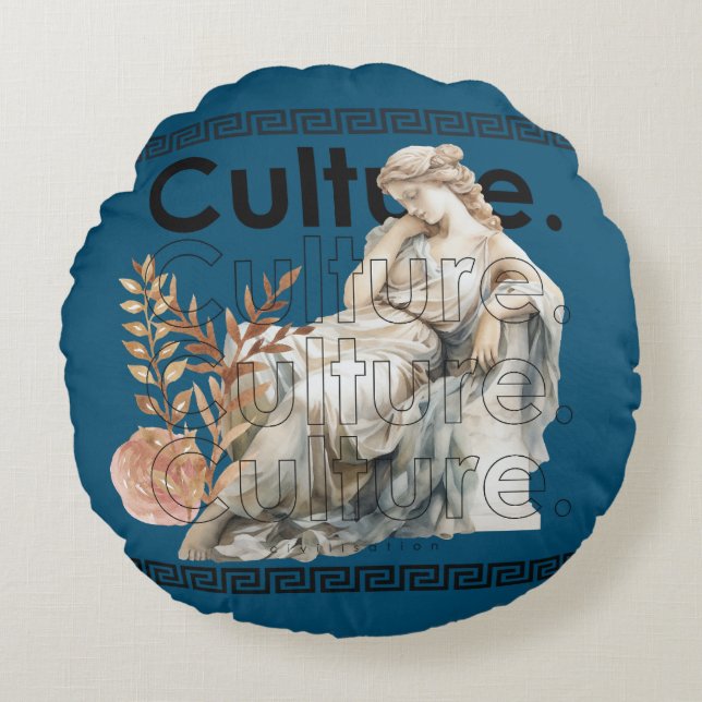 Cojín Redondo Cultura (Anverso)
