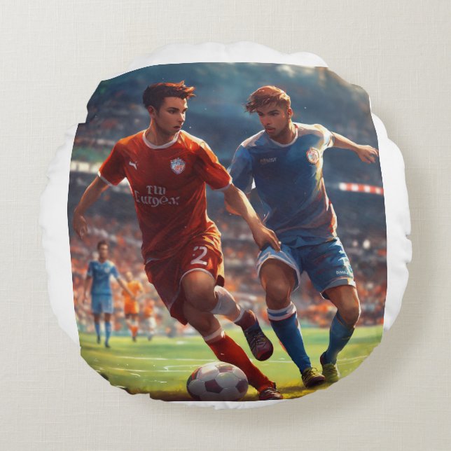 Cojín Redondo "Cunas tranquilas" (Anverso)