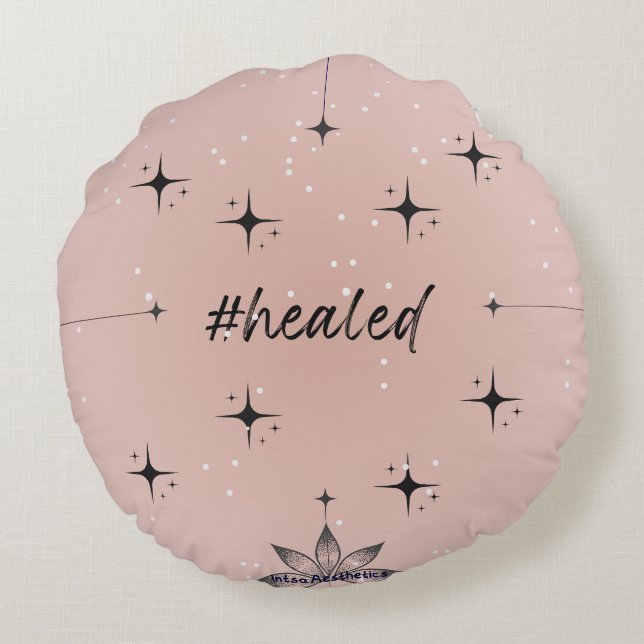 Cojín Redondo #curado (Reverso)