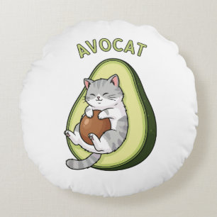 Cojín Redondo Curso de aguacate