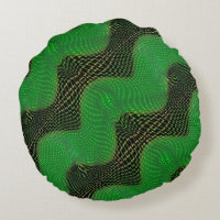 Curva verde y puntos claros sobre fondo oscuro