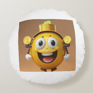 Cojín Redondo Customized round pillow cover, adding a fun .