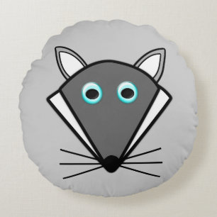 Cojín Redondo Cute Halloween Wolf Pillow