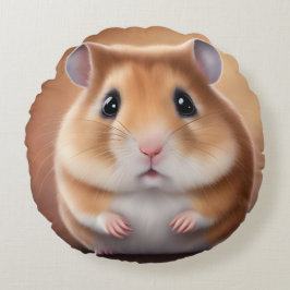 Cojín Redondo Cute Hamster