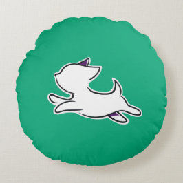Cojín Redondo Cute Jumping Dog – Kids