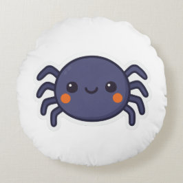 Cojín Redondo Cute Kawaii Spider