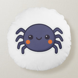 Cojín Redondo Cute Kawaii Spider