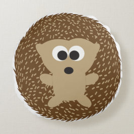 Cojín Redondo Cute Round Hedgehog