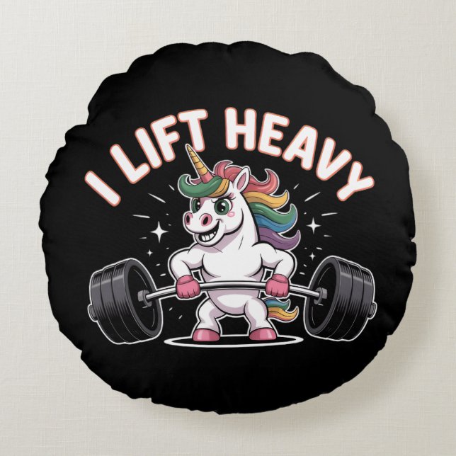 Cojín Redondo Cute Stacked Kawaii Cats – “Wow!! Hi” (Anverso)