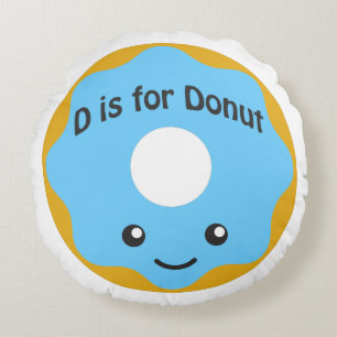 Cojín Redondo D es para Donut