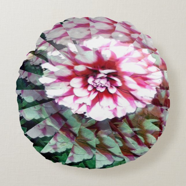 Cojín Redondo Dahlia twirl... (Anverso)