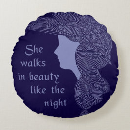 Cojín Redondo Dama de Byron