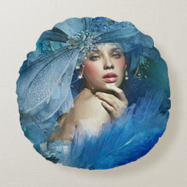 Cojín Redondo Dama elegante