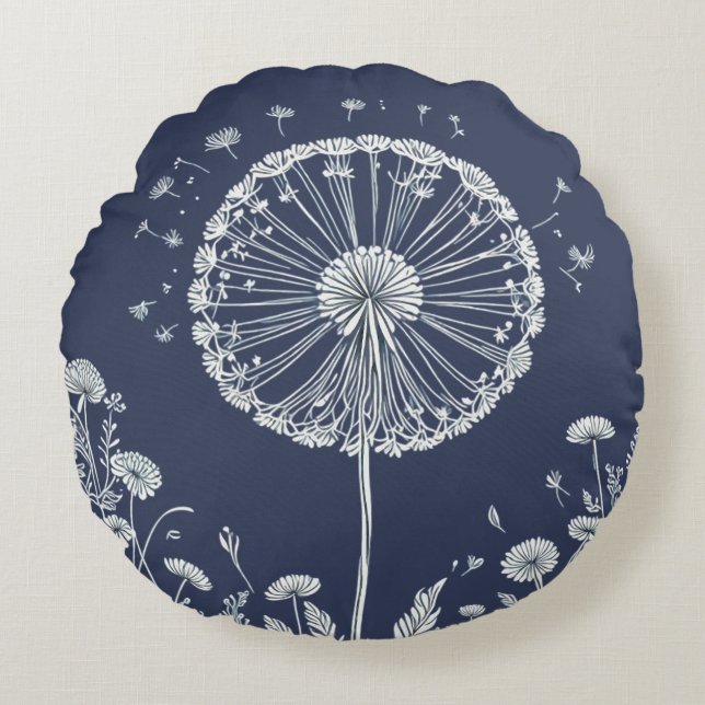 Cojín Redondo Dandelion (Anverso)