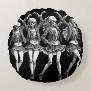 Cojín Redondo Danza de Mujeres Muertas