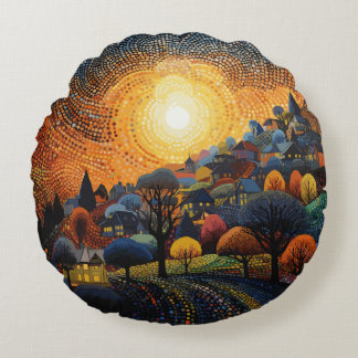 Cojín Redondo Danza deslumbrante