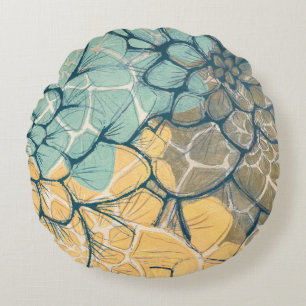 Cojín Redondo Danza I de la dalia