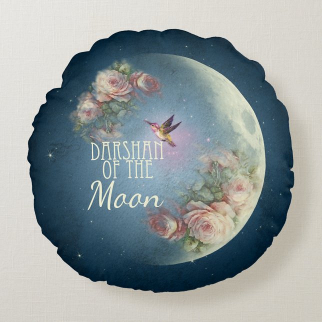Cojín Redondo DARSHAN de la Luna - Pillow (Anverso)