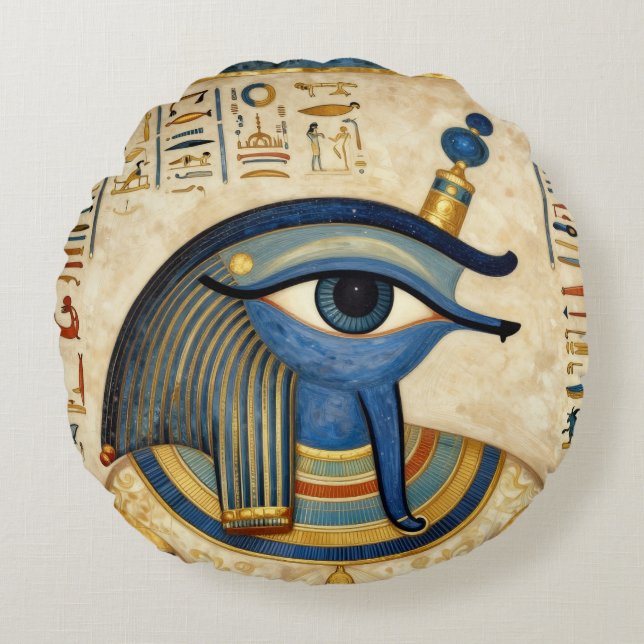 Cojín Redondo Das Ägyptische Auge´1 (Anverso)
