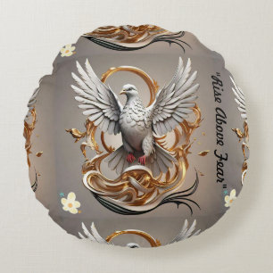 Cojín Redondo "De la oscuridad al amanecer"